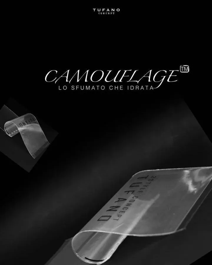 Grafica del metodo Camouflage del marchio Antonio Tufano